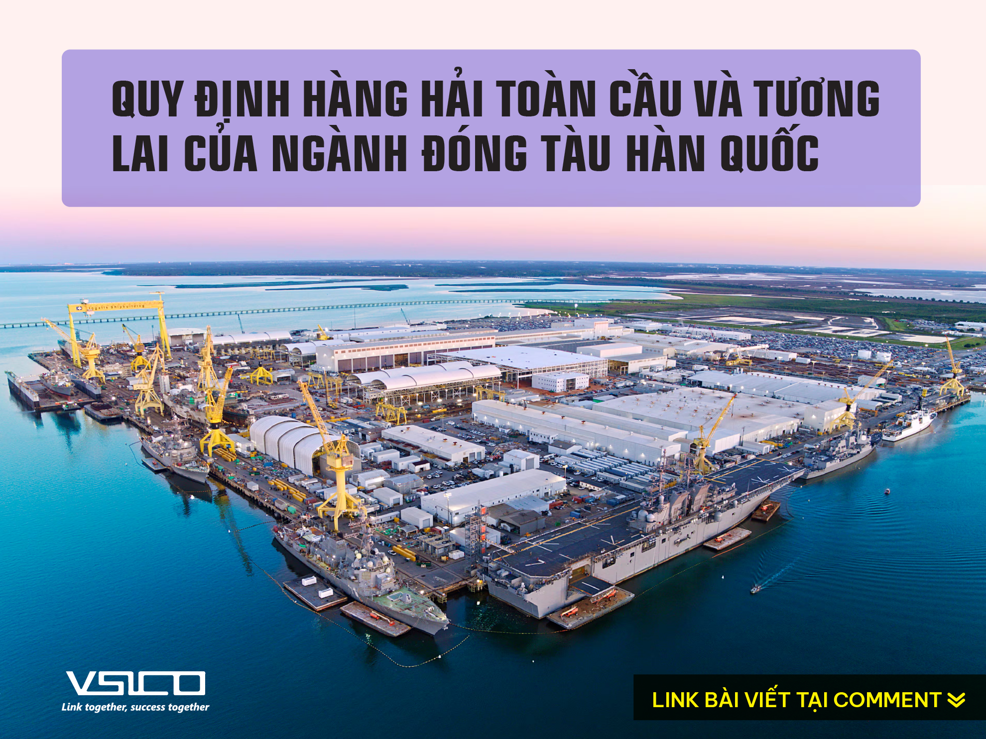 Quy định hàng hải toàn cầu và tương lai của ngành đóng tàu Hàn Quốc