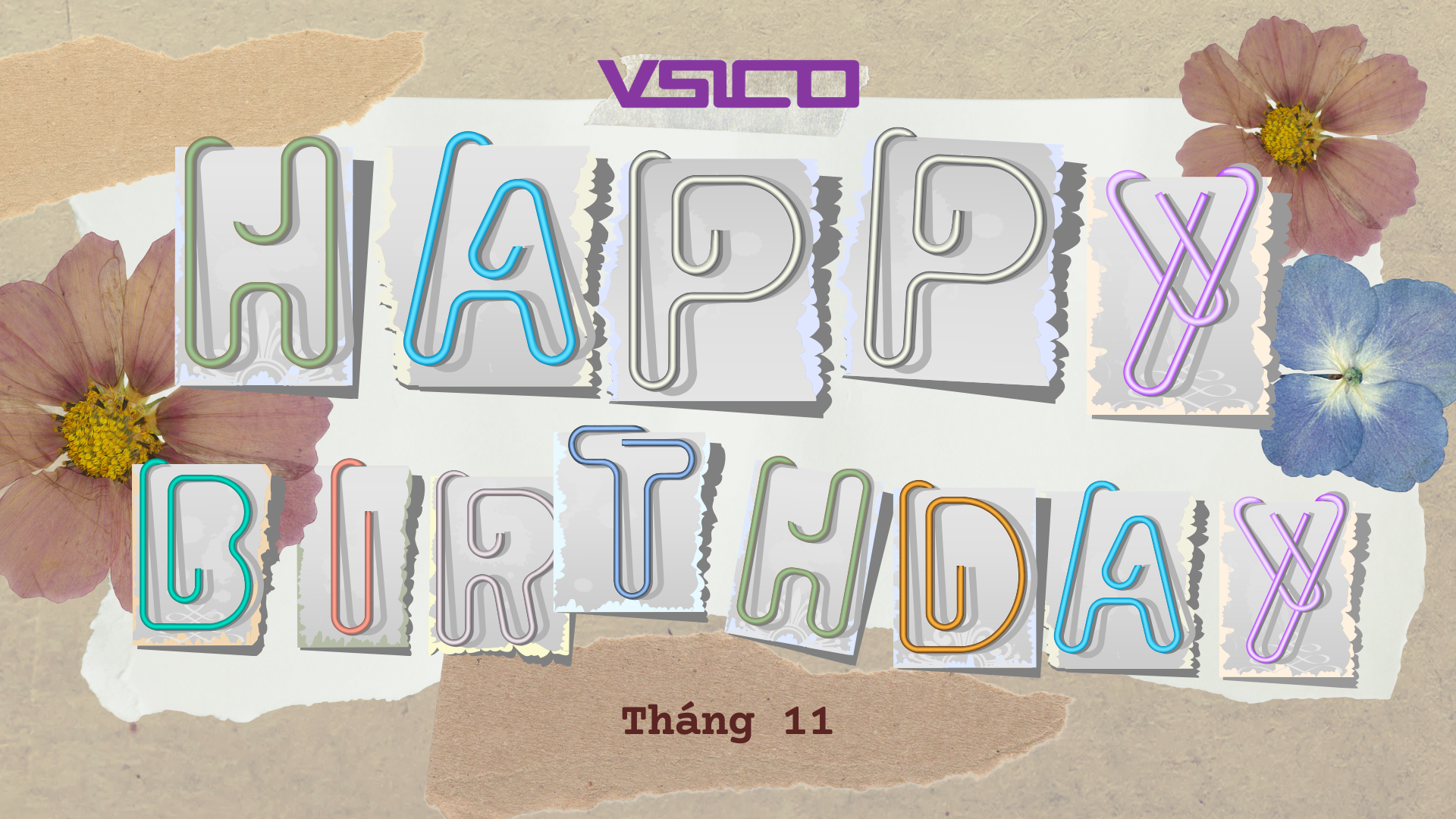 Chúc mừng sinh nhật nhân sự tháng 11