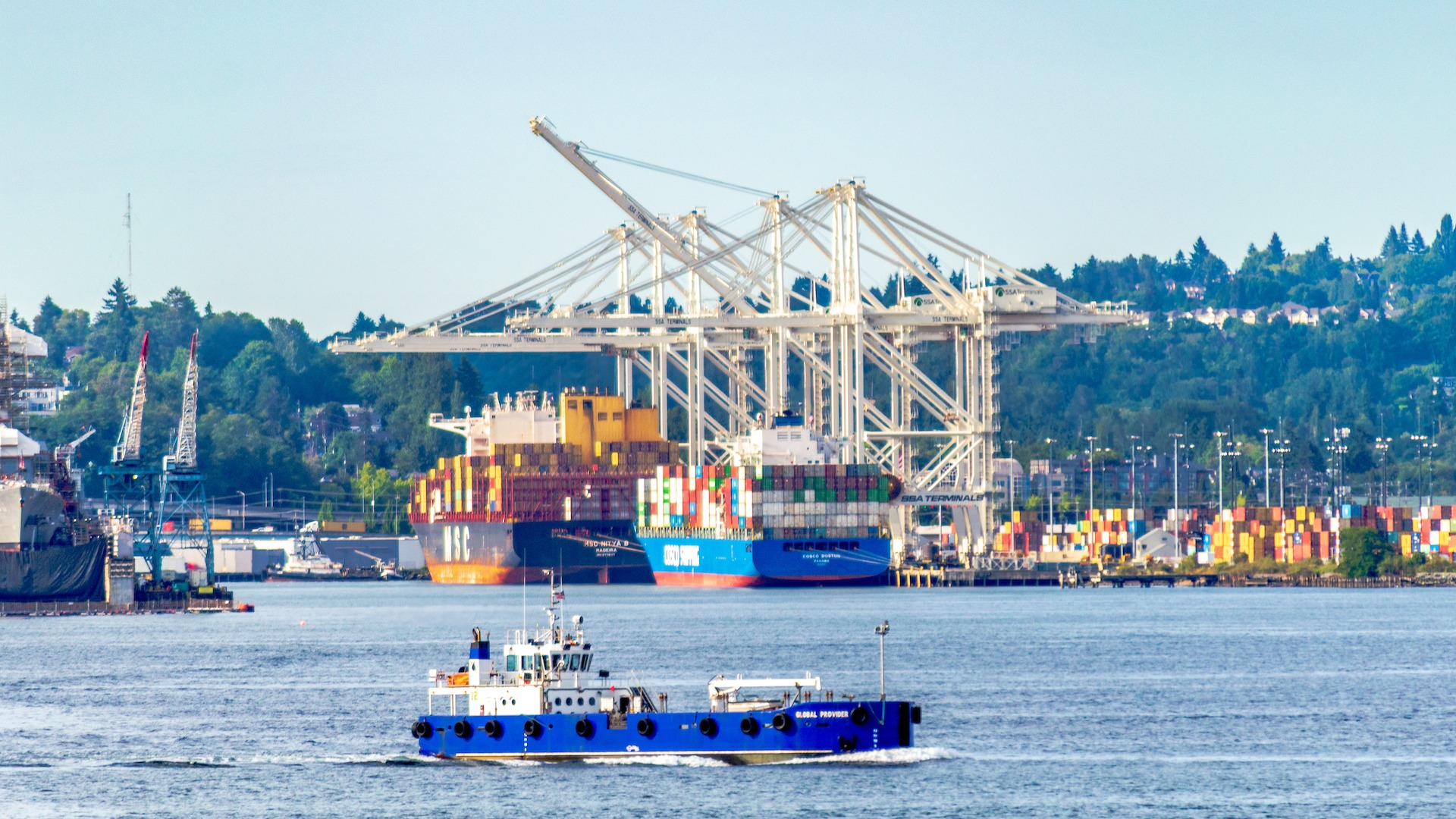 Rare October as container volumes, China recovery diverge