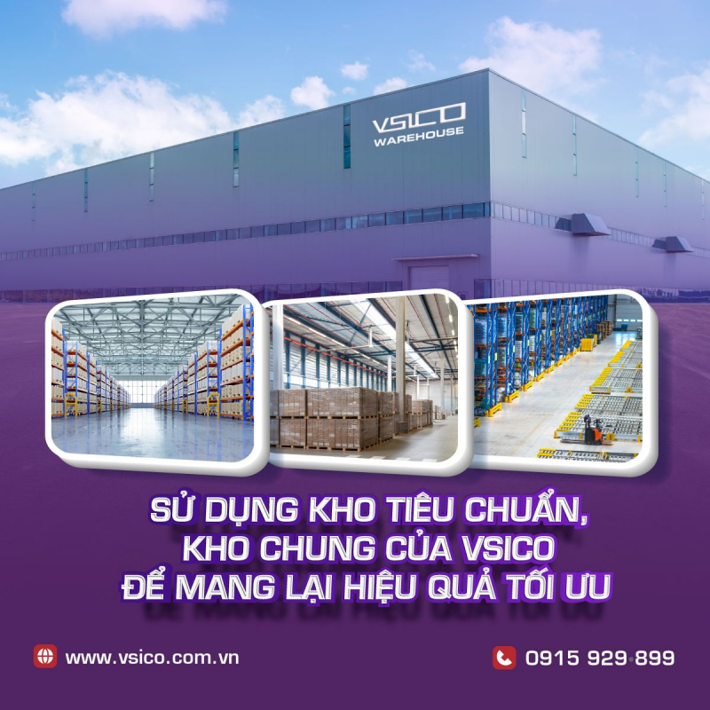WHY DOES USING VSICO'S STANDARD AND SHARED WAREHOUSE PROVIDE OPTIMIZED EFFICIENCY?