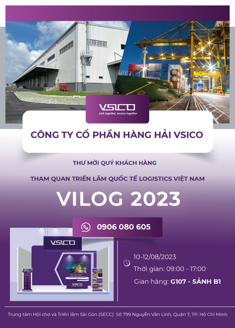 Vsico đã có mặt tại Triển lãm Quốc tế Logistics Việt Nam 2023!!!!