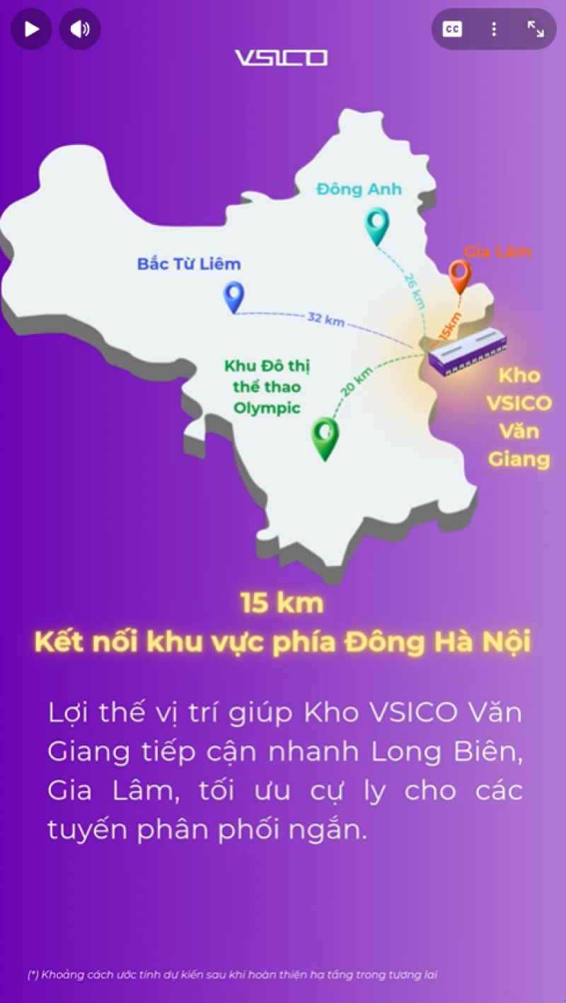 VSICO tiếp tục mở rộng hệ thống với dự án phát triển kho mới vào năm 2026
