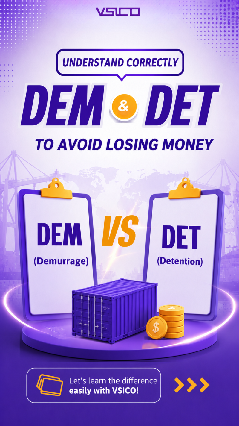 Learning Corner: Demurrage (DEM) vs. Detention (DET) – What's the Difference?
