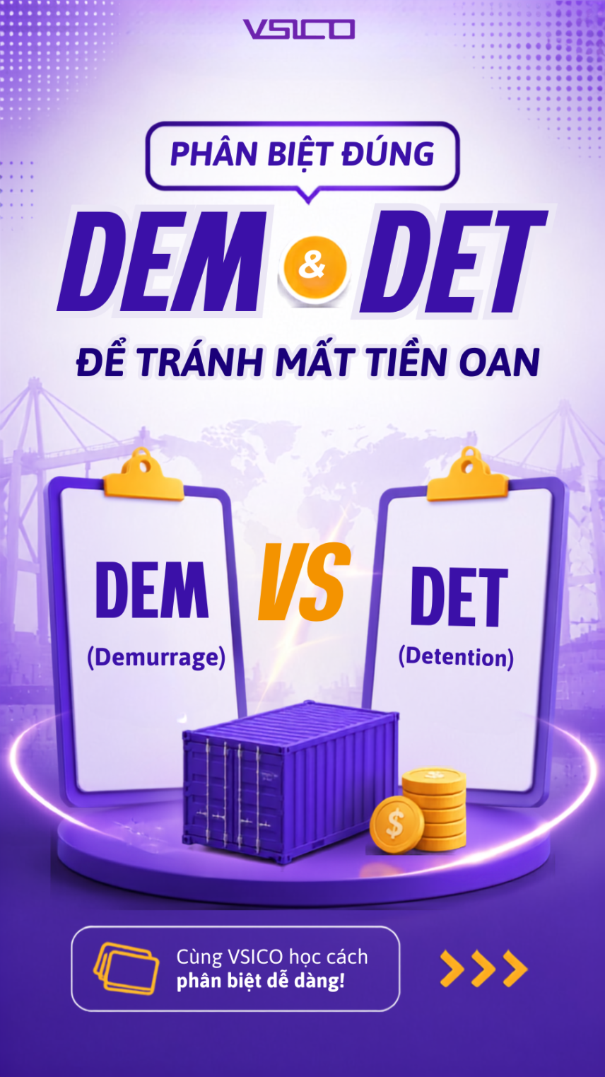 GÓC HỌC TẬP: PHÂN BIỆT HAI LOẠI PHÍ DEM & DET
