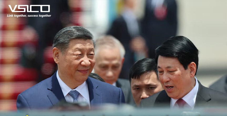 China's Xi calls for stronger trade ties with Vietnam amid US tariff ...